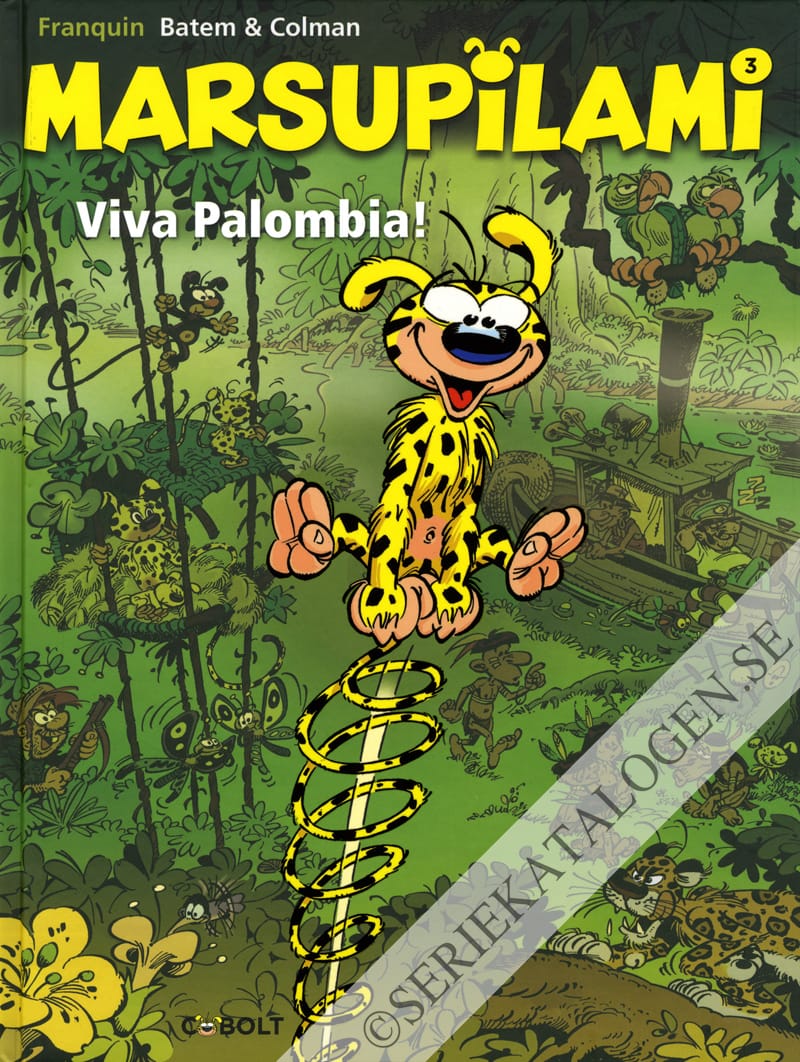 Framsida på Marsupilami Viva Palombia! (2017)