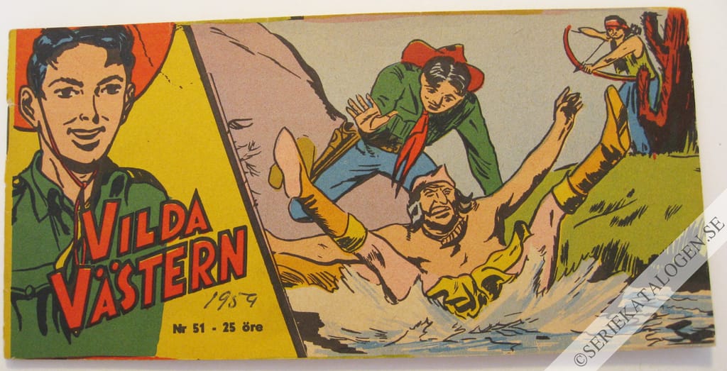 Framsida på Vilda Västern #51 (1959)
