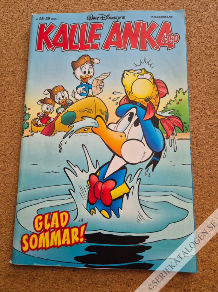 Framsida på Kalle Anka & C:o #28-29 - Glad sommar! (2025)