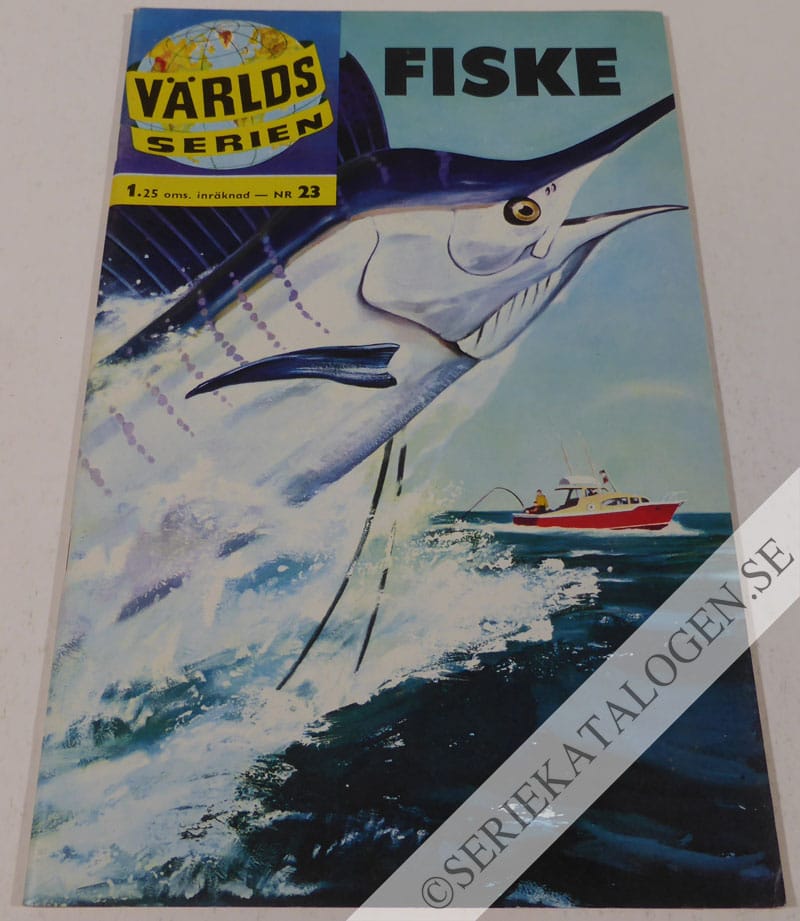 Framsida på Världsserien Fiske (1962)