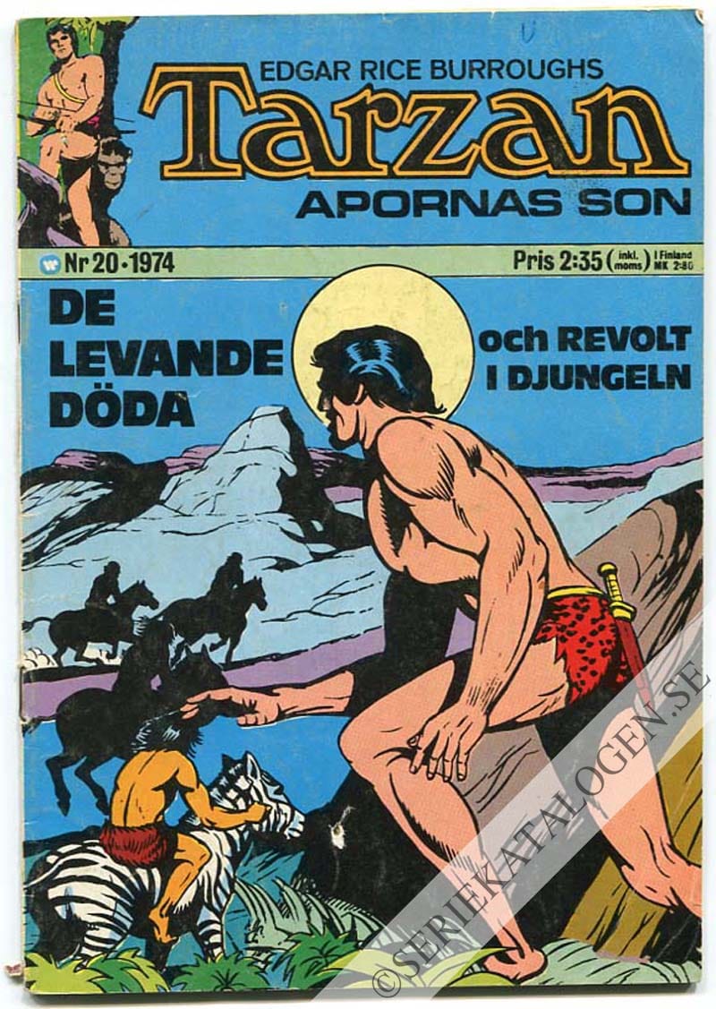Framsida på Tarzan #20 (1974)
