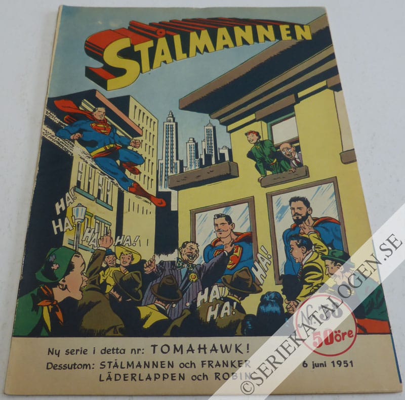 Framsida på Stålmannen #38 (1951)
