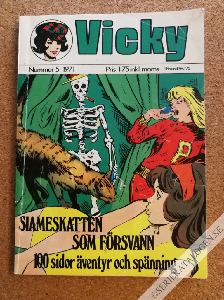 Framsida på Vicky #5 (1971)
