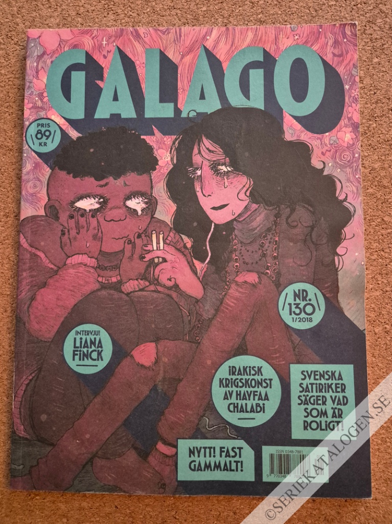 Framsida på Galago #1 (2018)