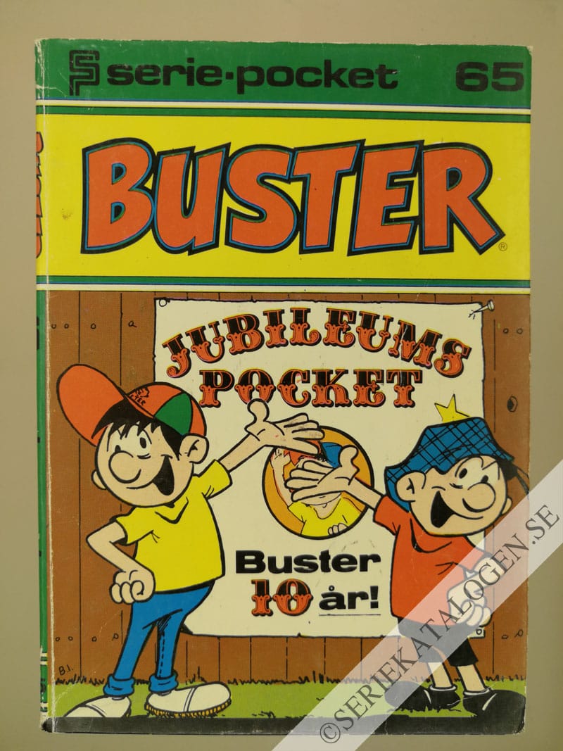 Framsida på Seriepocket #65 - Buster (1978)