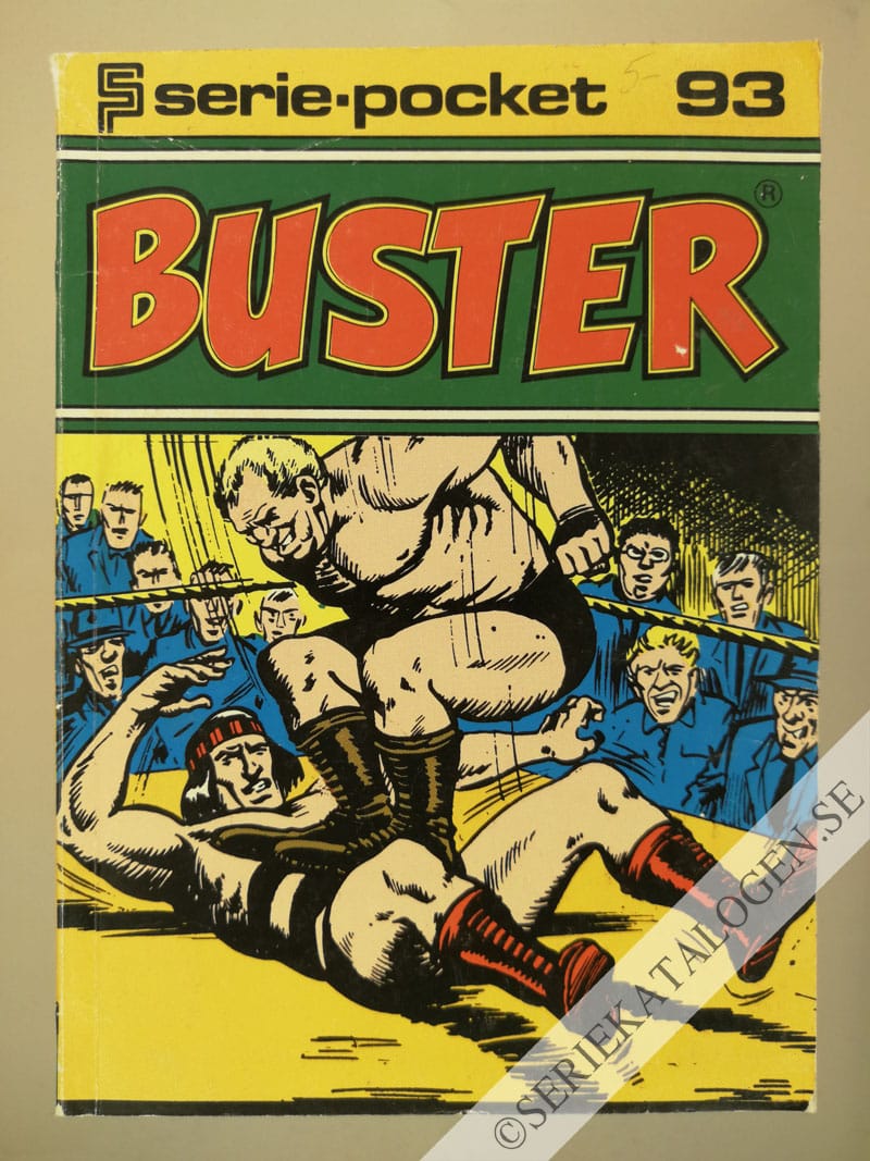 Framsida på Seriepocket #93 - Buster (1980)