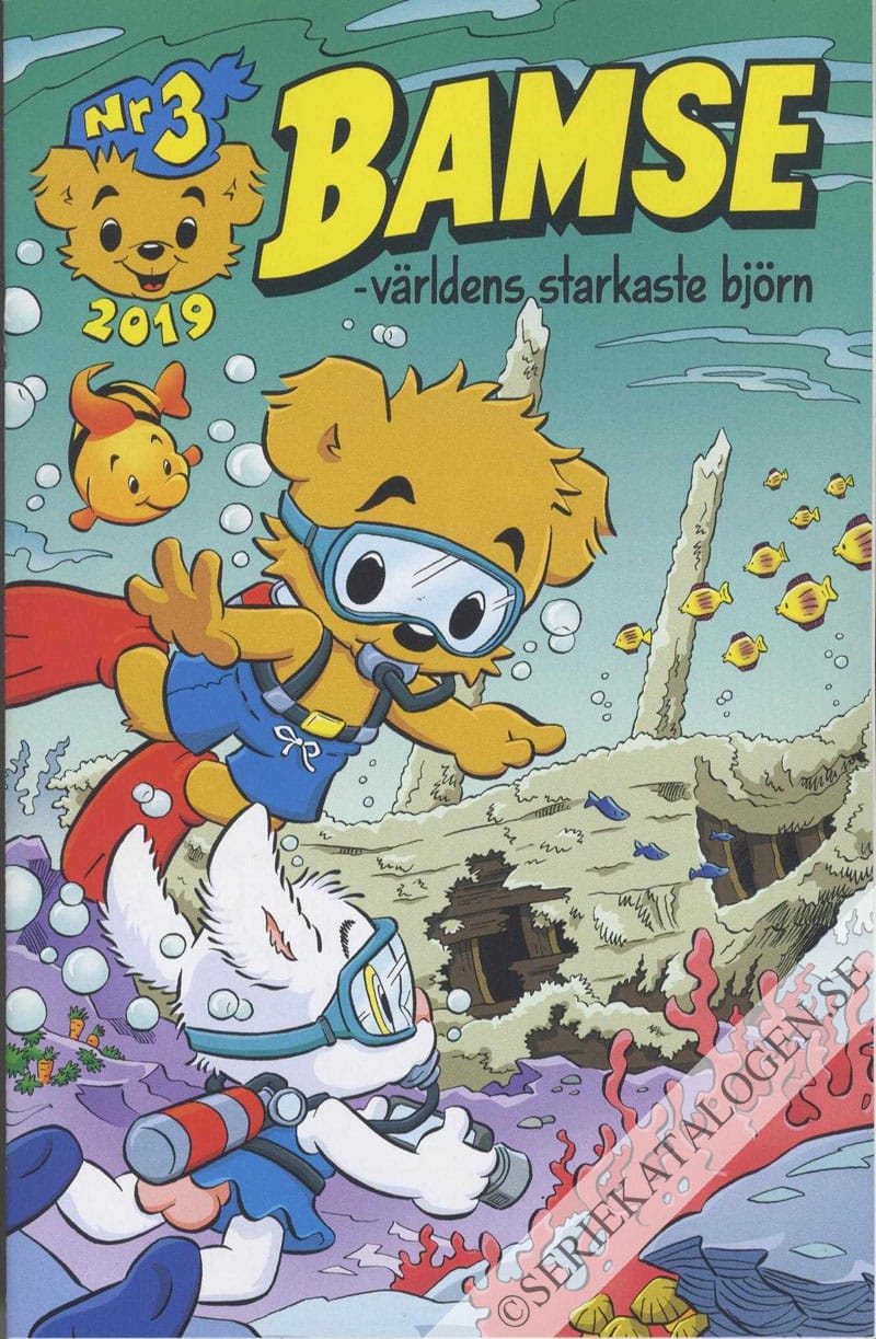 Framsida på Bamse #3 (2019)