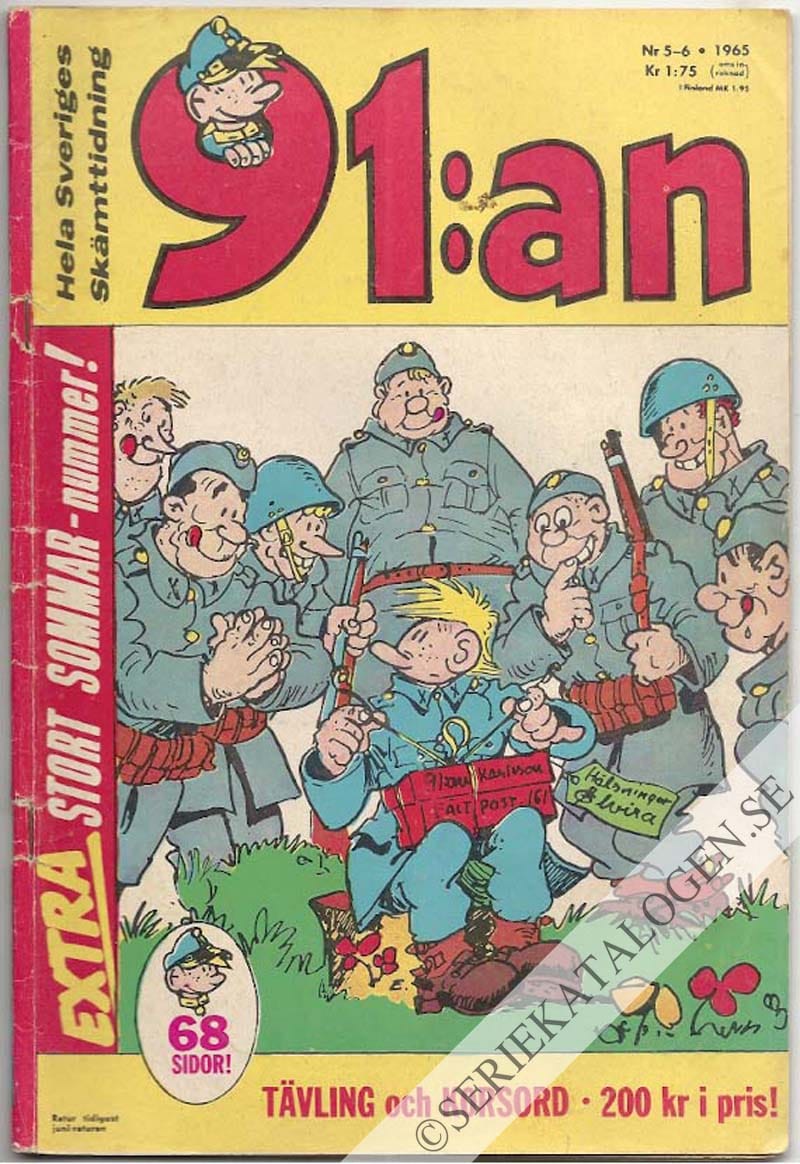 Framsida på 91:an #5-6 (1965)