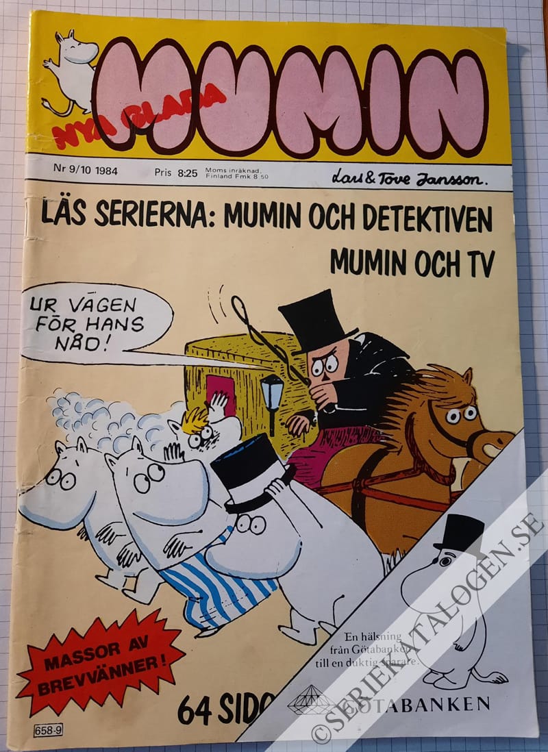 Framsida på Mumin #9-10 (1984) (variant)