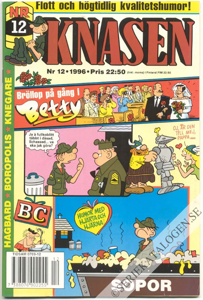Framsida på Knasen #12 (1996)