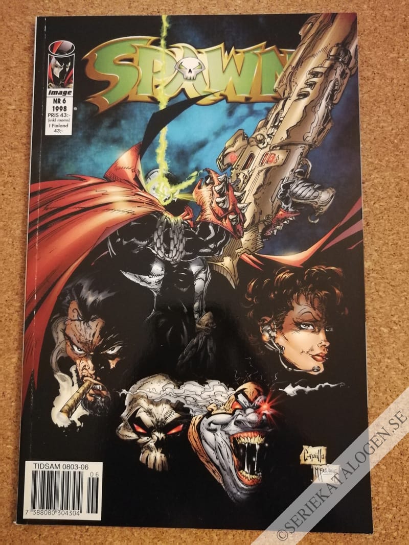 Framsida på Spawn #6 (1998)