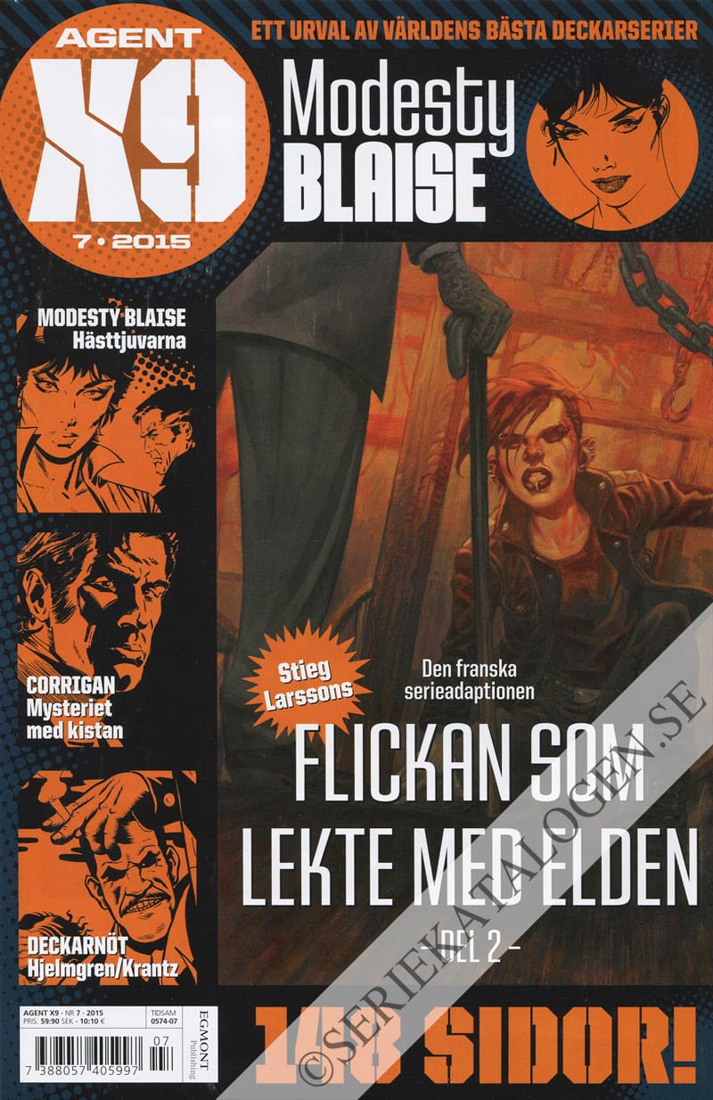 Framsida på Agent X9 #7 (2015)