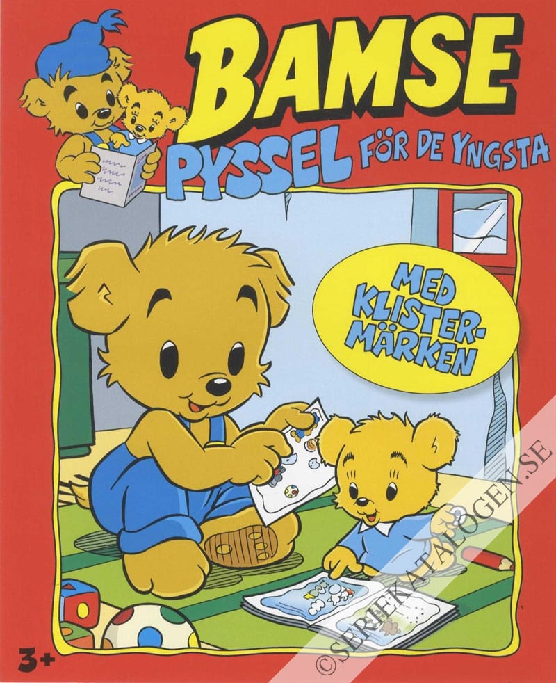 Framsida på Bamse-extra Pyssel för de yngsta (2021)