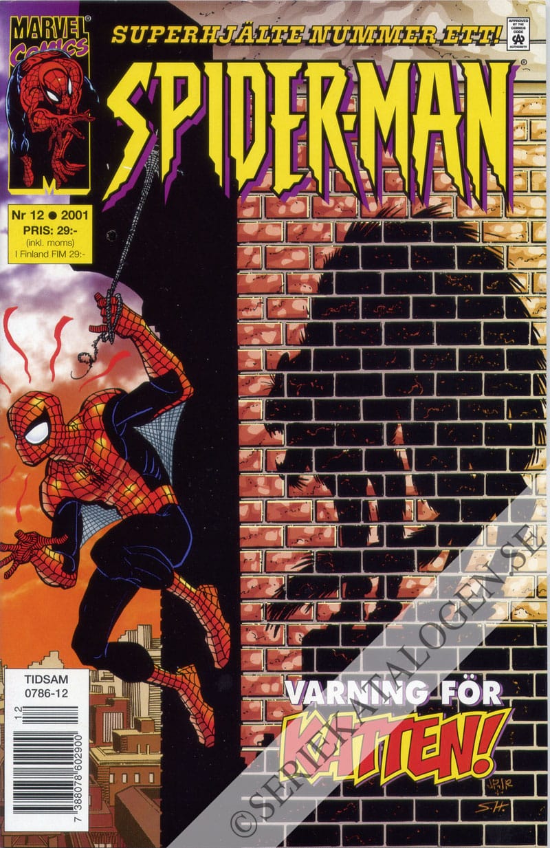Framsida på Spider-Man #12 (2001)