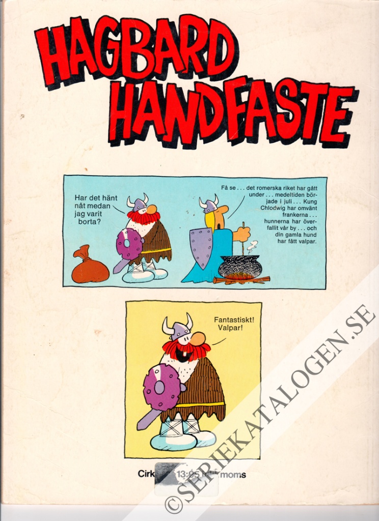 Baksida på Hagbard Handfaste (1977)