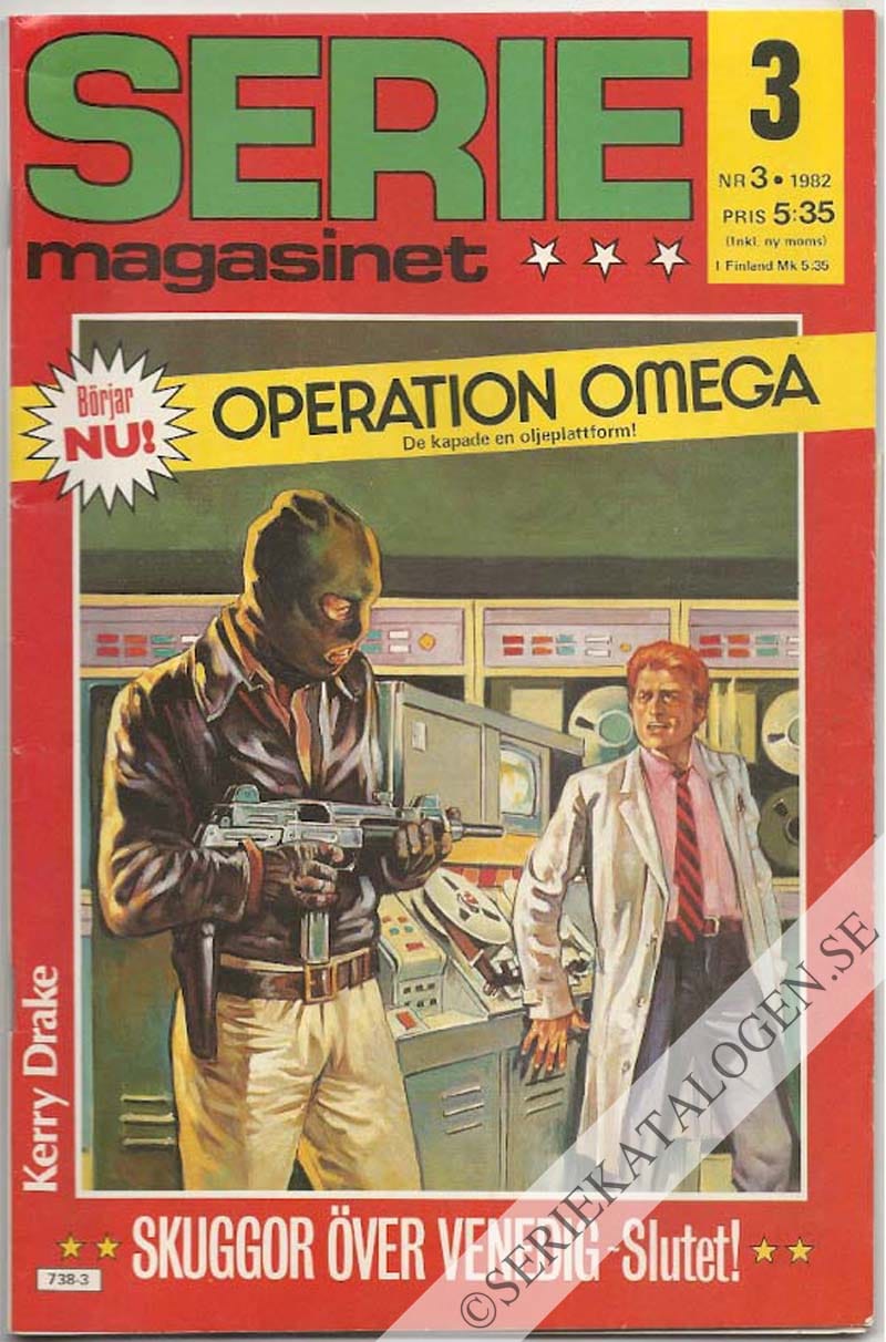 Framsida på Seriemagasinet #3 (1982)