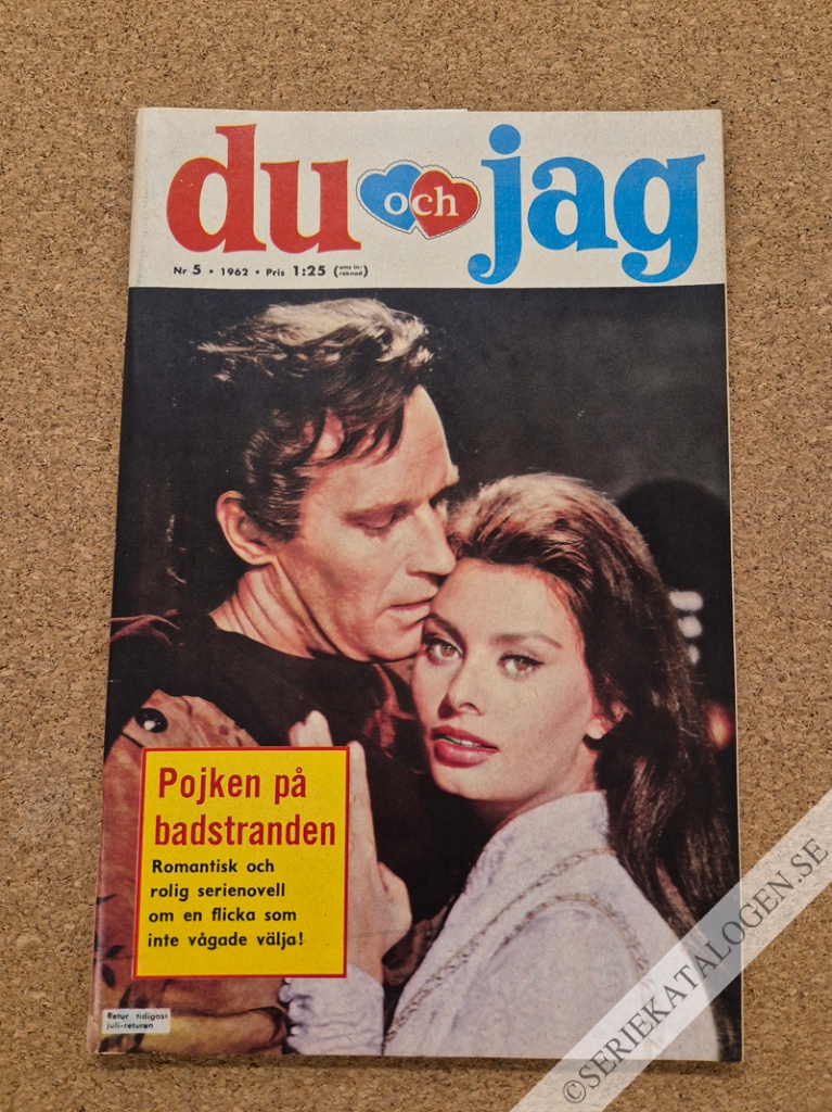 Framsida på Du och jag #5 (1962)