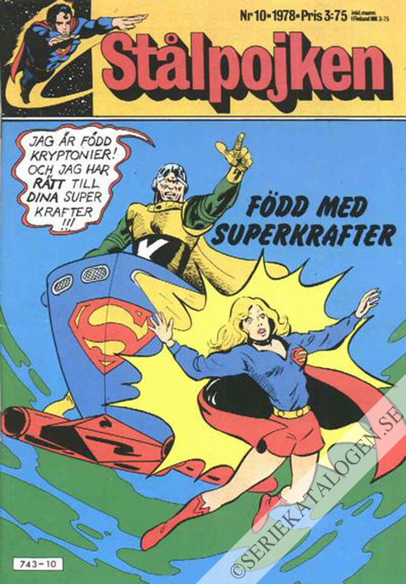 Framsida på Stålpojken #10 (1978)