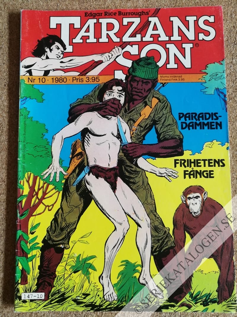 Framsida på Tarzans son #10 (1980)