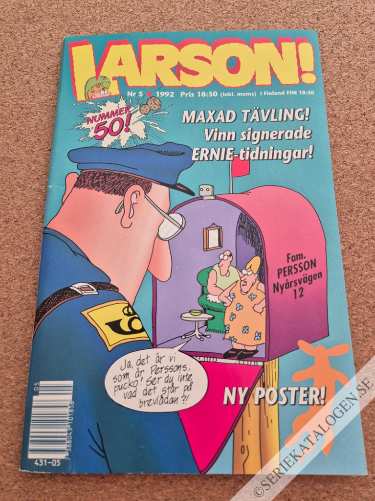 Framsida på Larson! #5 (1992)