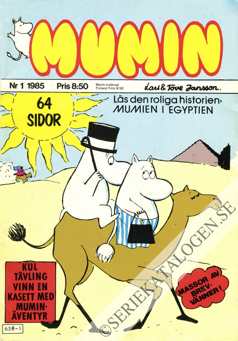 Framsida på Mumin #1 (1985)