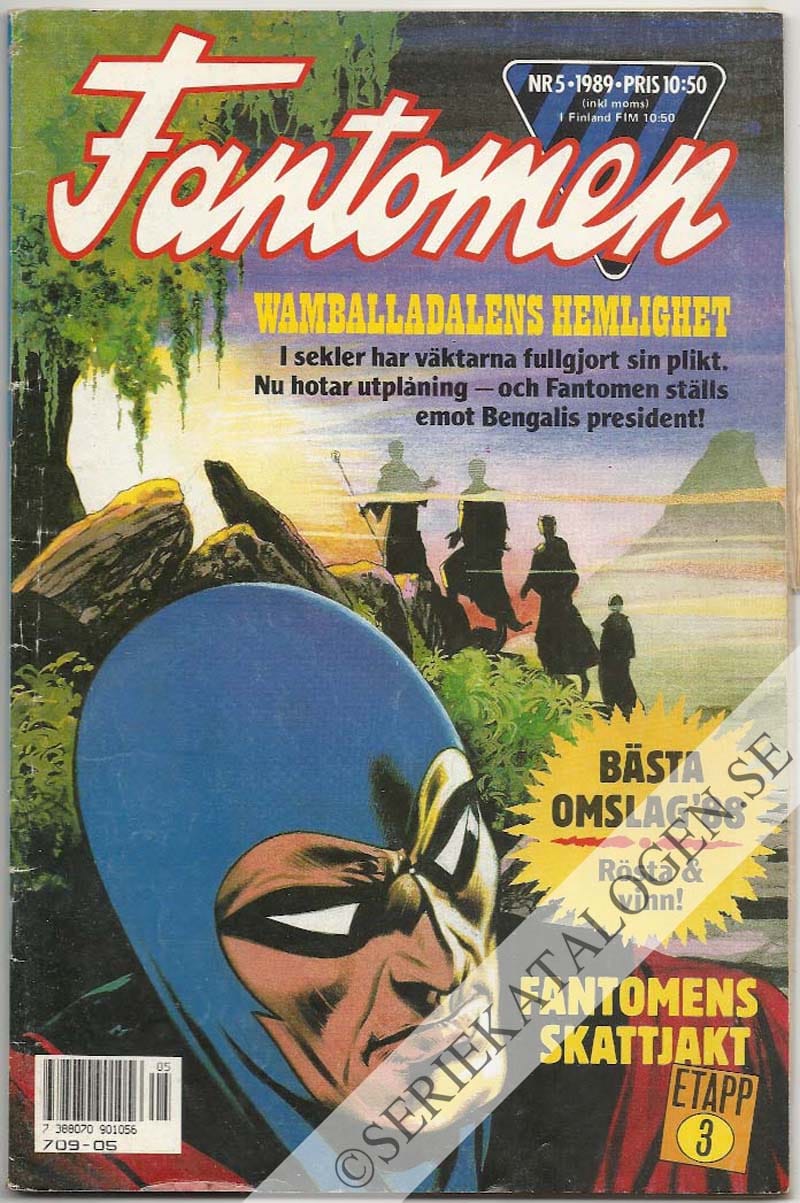 Framsida på Fantomen #5 (1989)