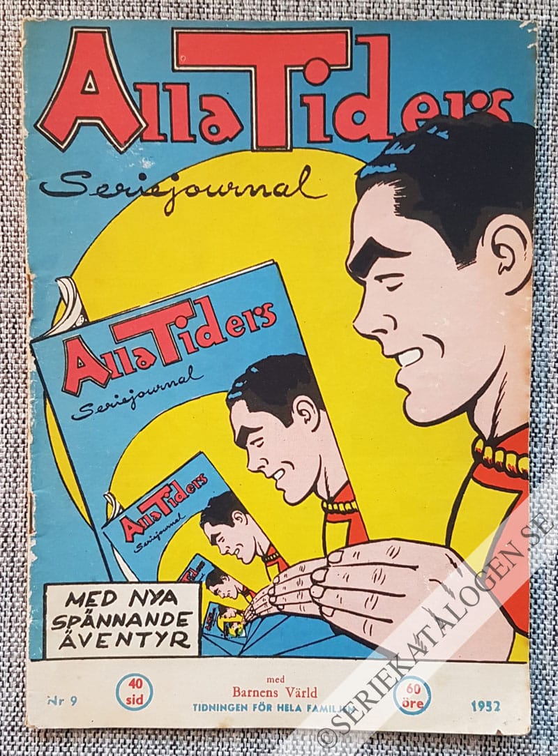 Framsida på Alla tiders seriejournal #9 (1952)