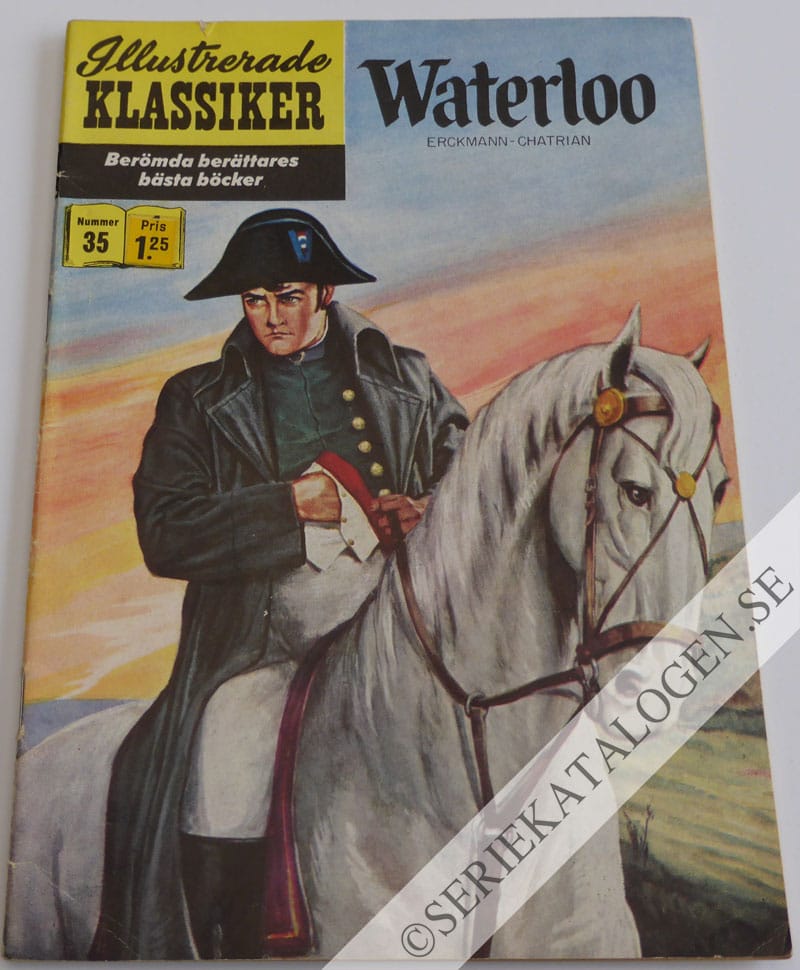 Framsida på Illustrerade Klassiker Waterloo (1957)