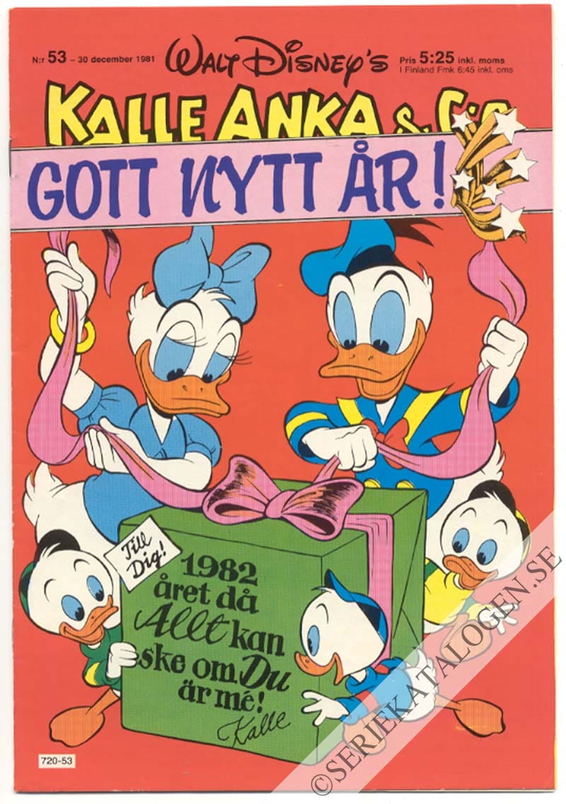 Framsida på Kalle Anka & C:o #53 (1981)