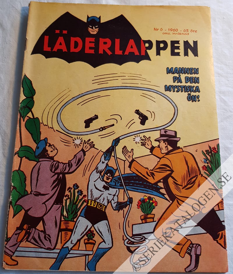 Framsida på Läderlappen och Robin #6 (1960)
