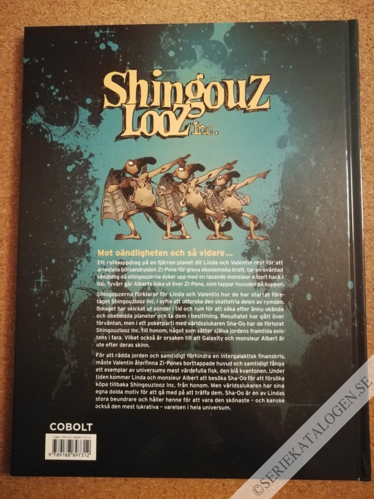 Baksida på Shingouzlooz Inc. (2020)