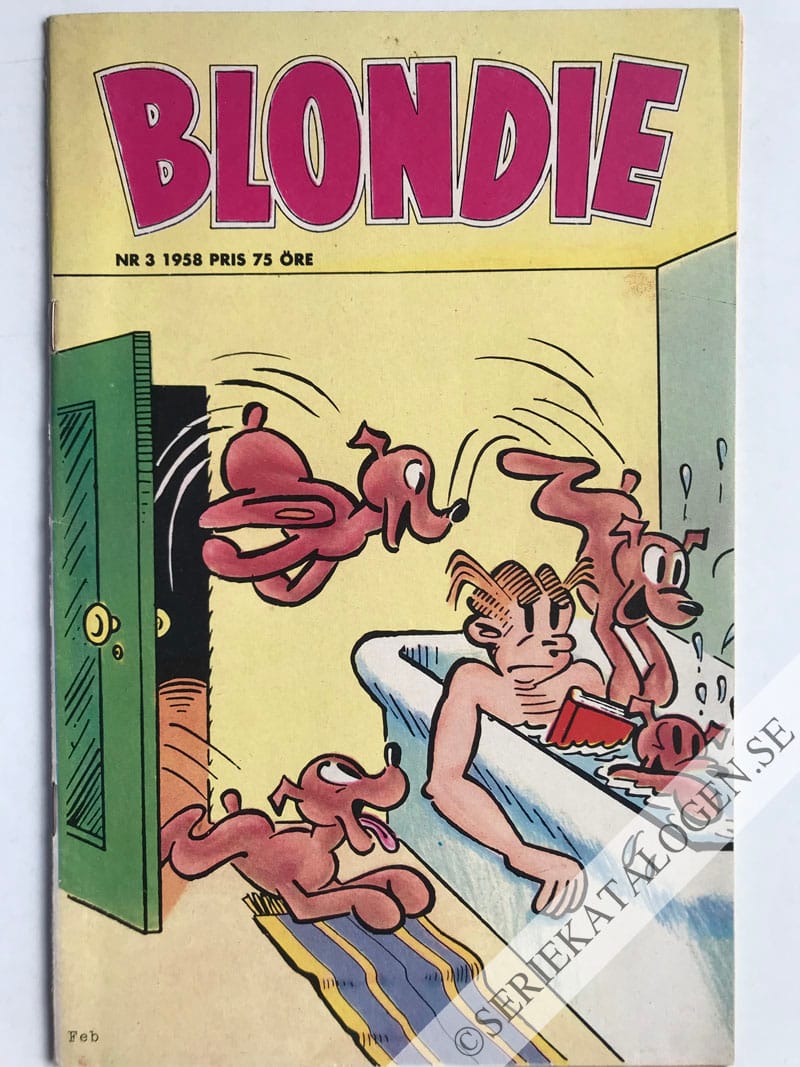 Framsida på Blondie #3 (1958)