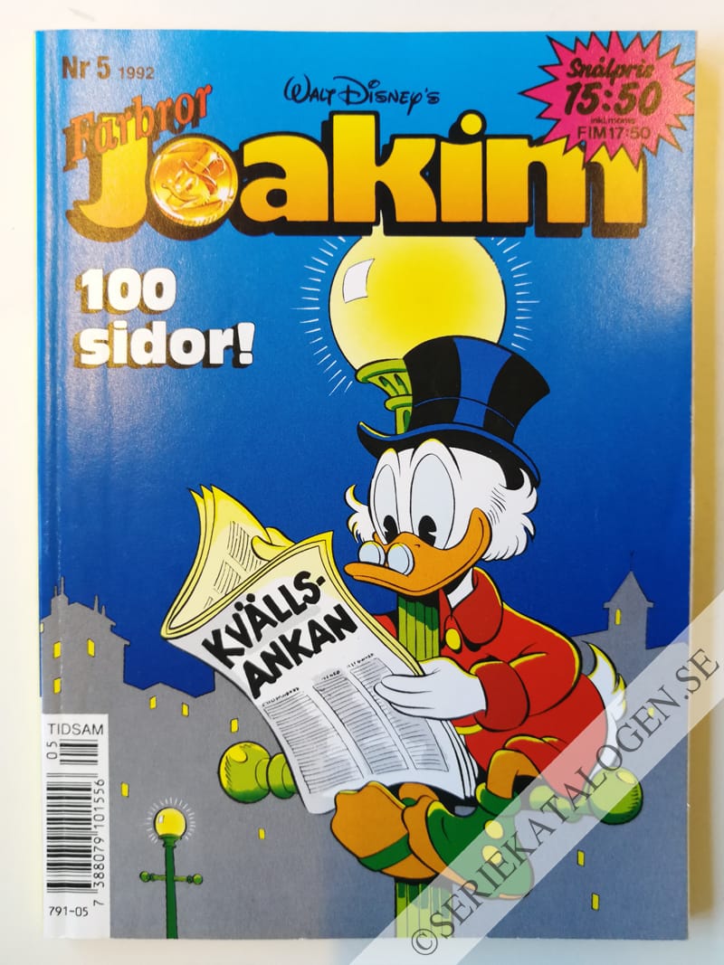 Framsida på Joakim #5 (1992)