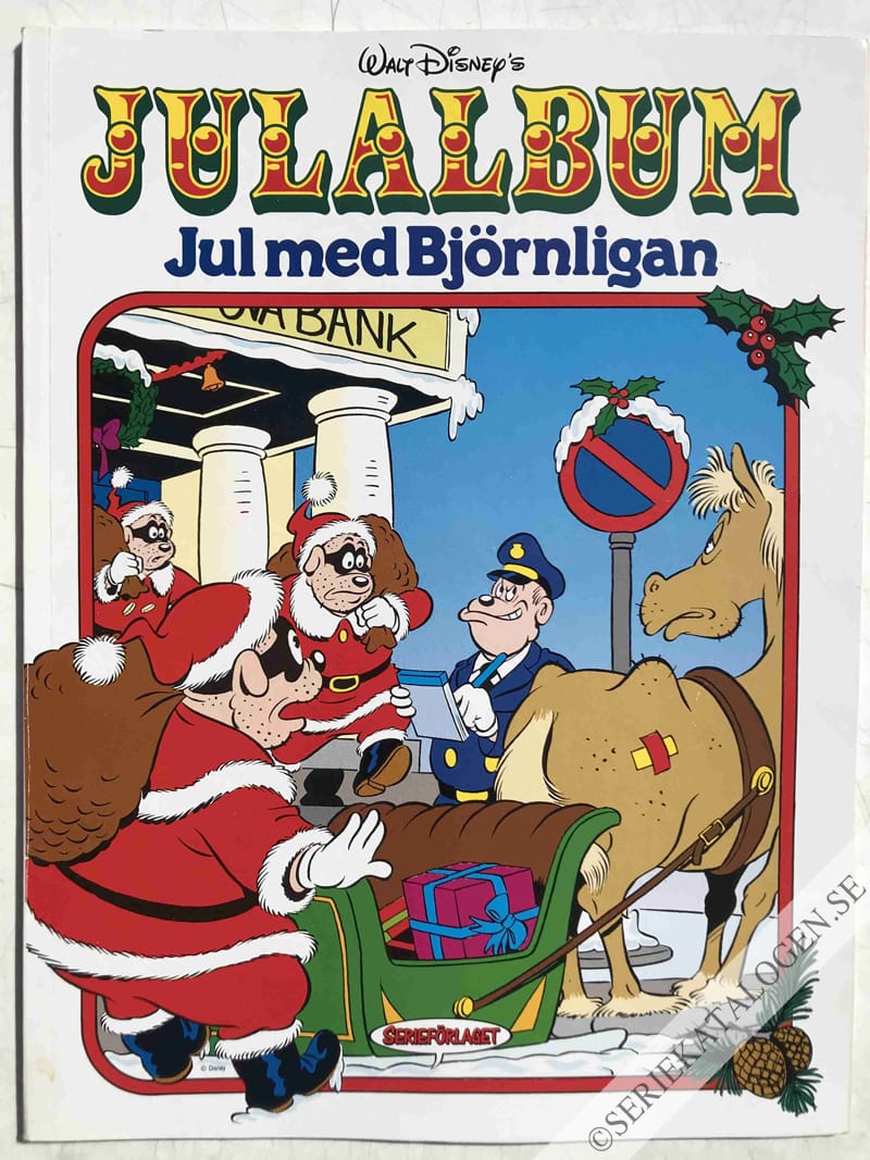 Framsida på Walt Disney's julalbum Jul med Björnligan (1990)