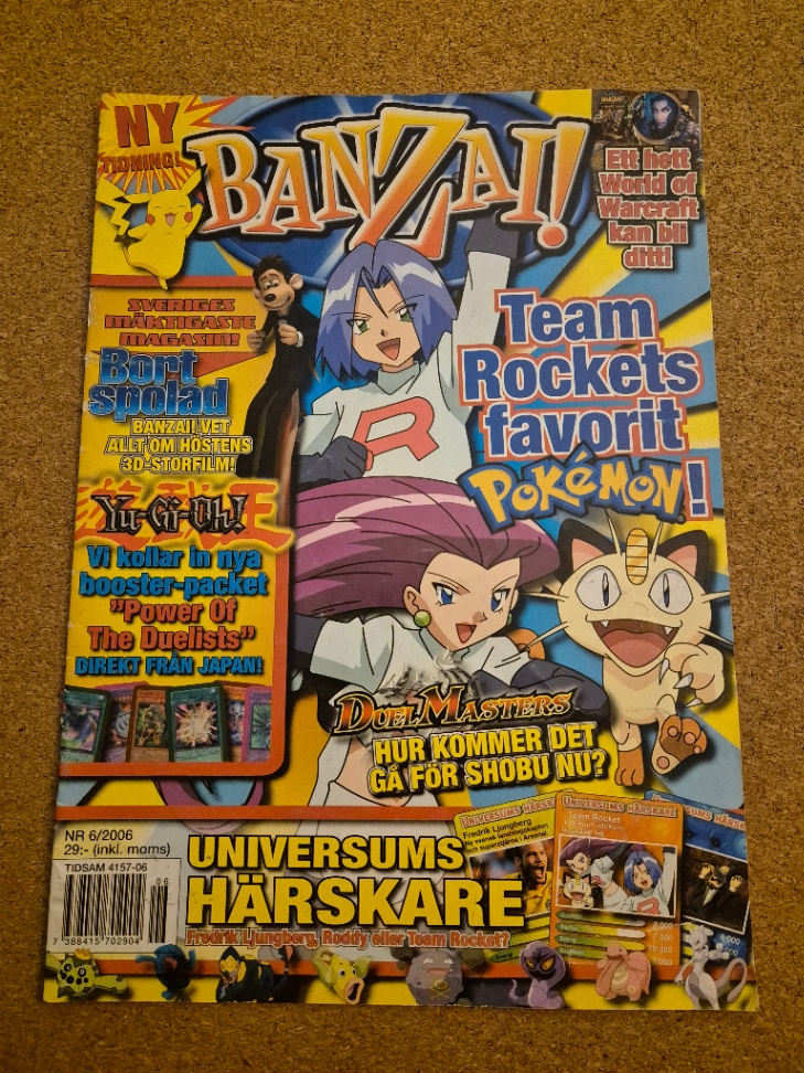 Framsida på Banzai! #6 (2006)