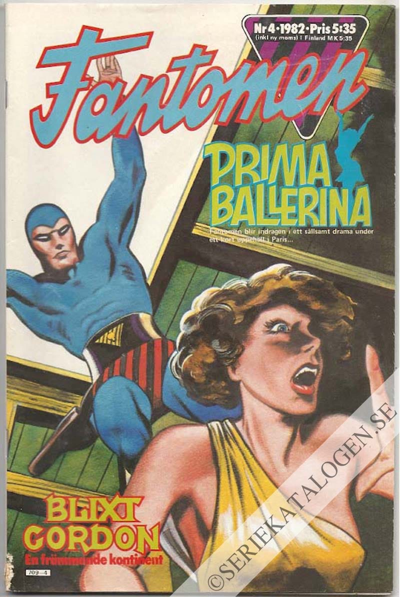 Framsida på Fantomen #4 (1982)