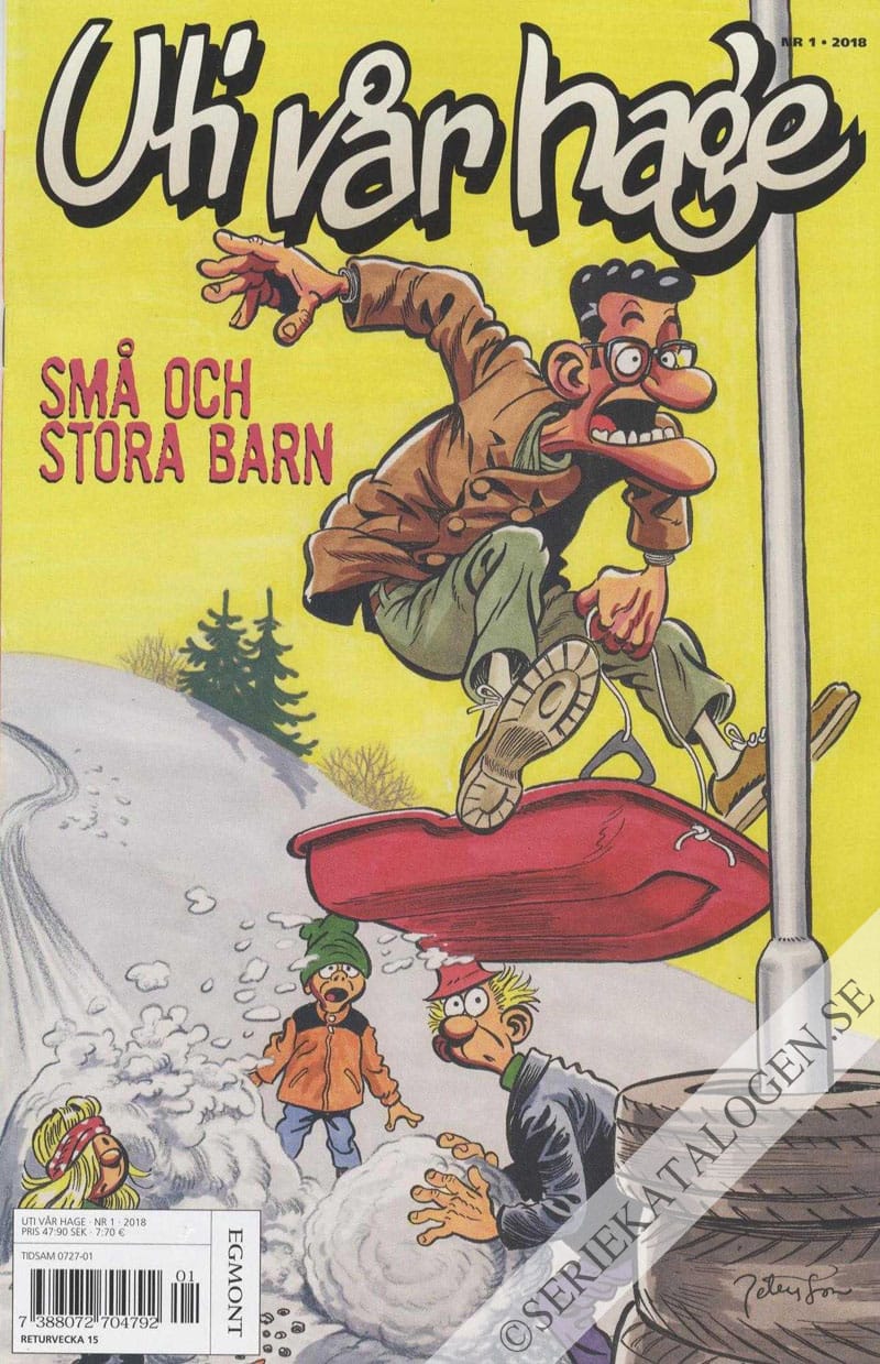 Framsida på Uti vår hage #1 - Små och stora barn (2018)