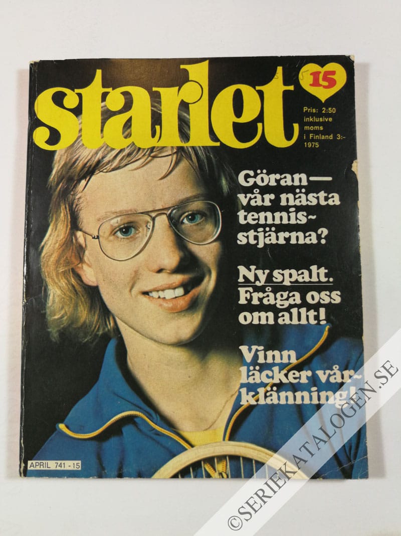 Framsida på Starlet #15 (1975)