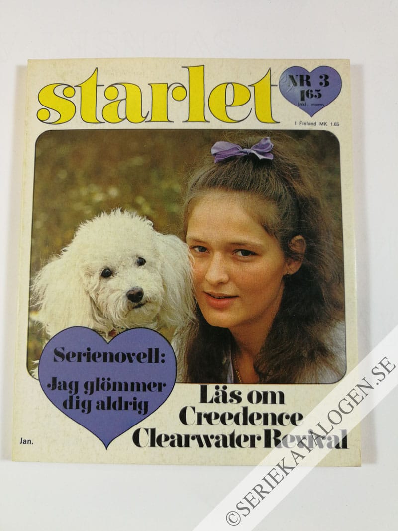 Framsida på Starlet #3 (1971)