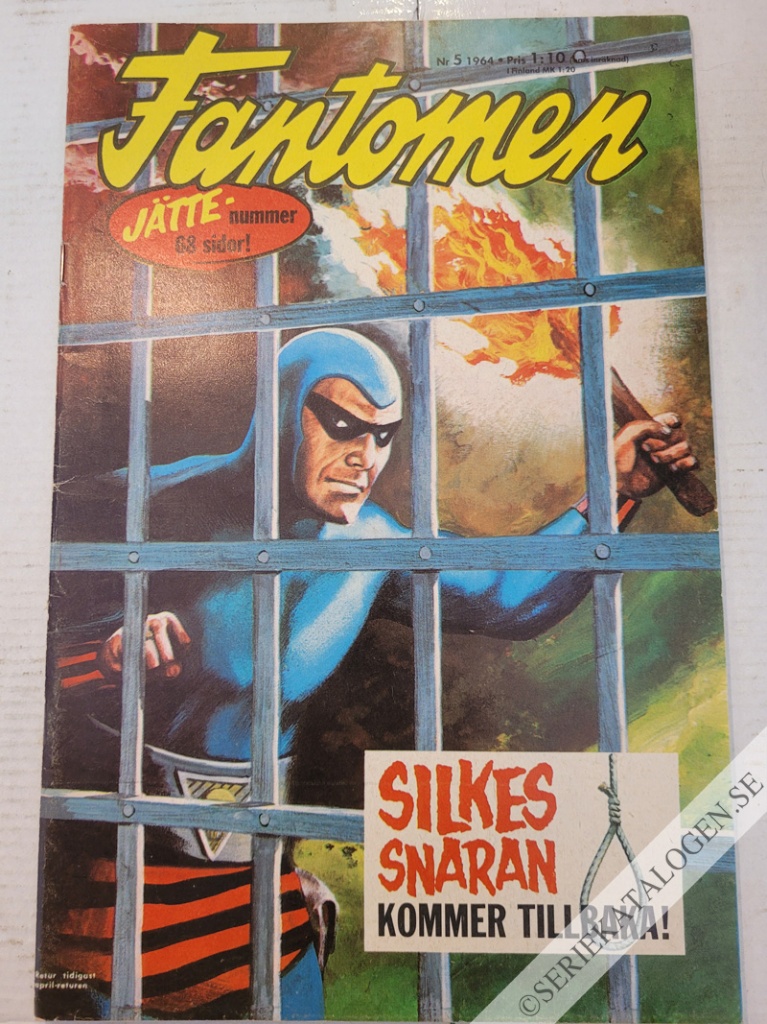 Framsida på Fantomen #5 (1964)