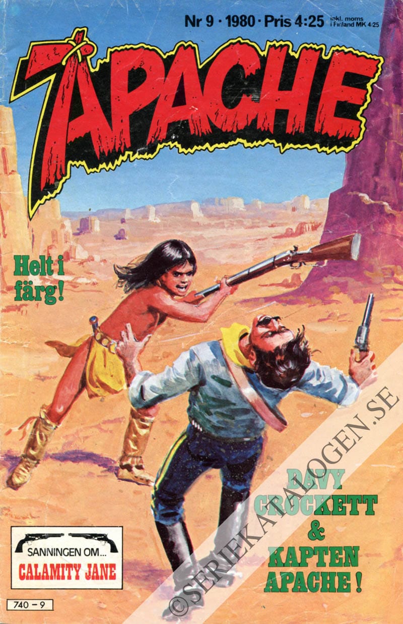 Framsida på Apache #9 (1980)