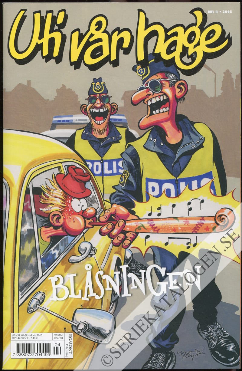 Framsida på Uti vår hage #4 - Blåsningen (2016)