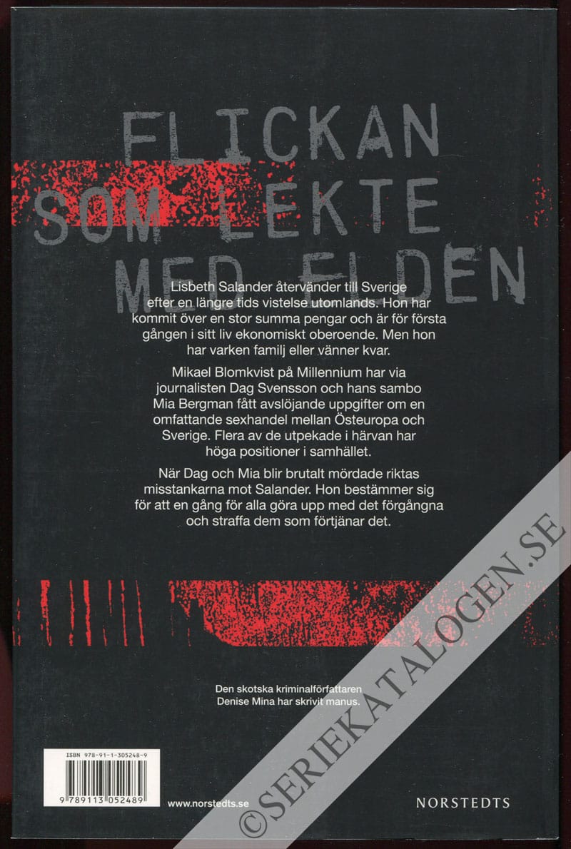 Baksida på Flickan som lekte med elden (2014)