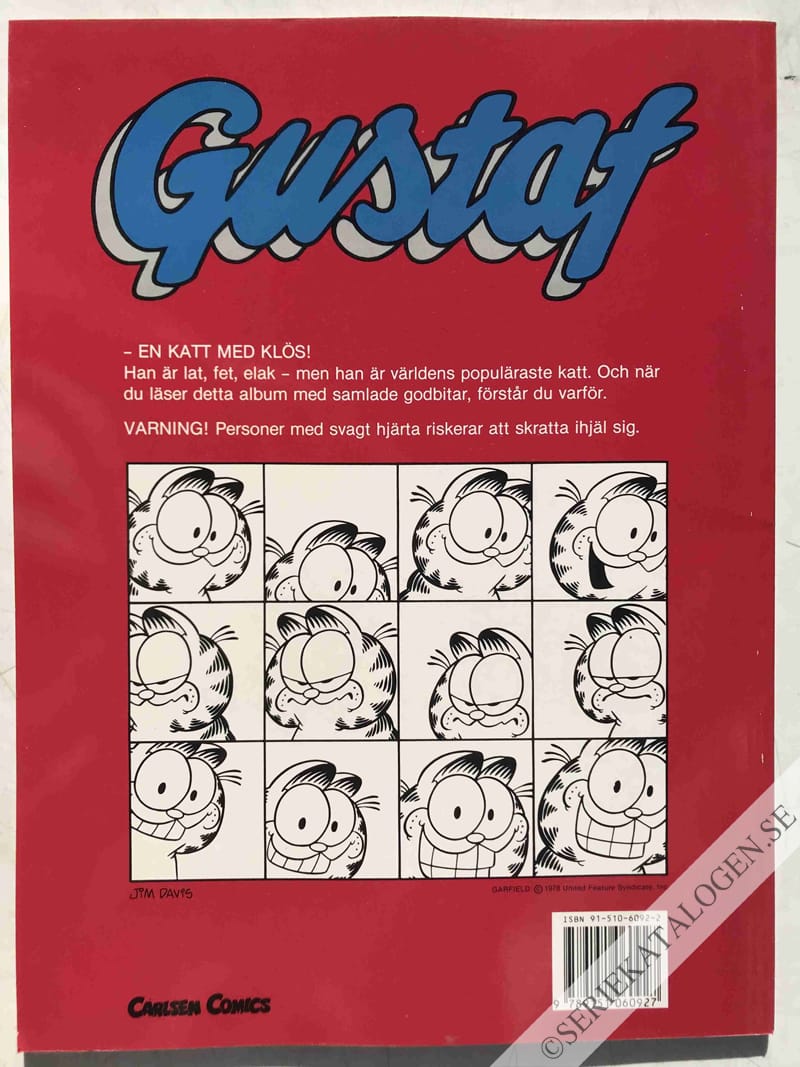 Baksida på Gustafs stora skrattbok (1990)
