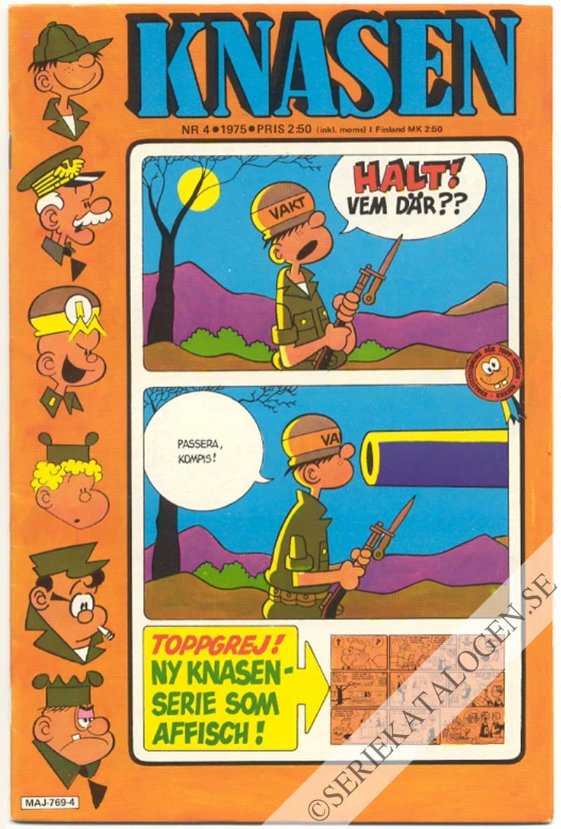 Framsida på Knasen #4 (1975)