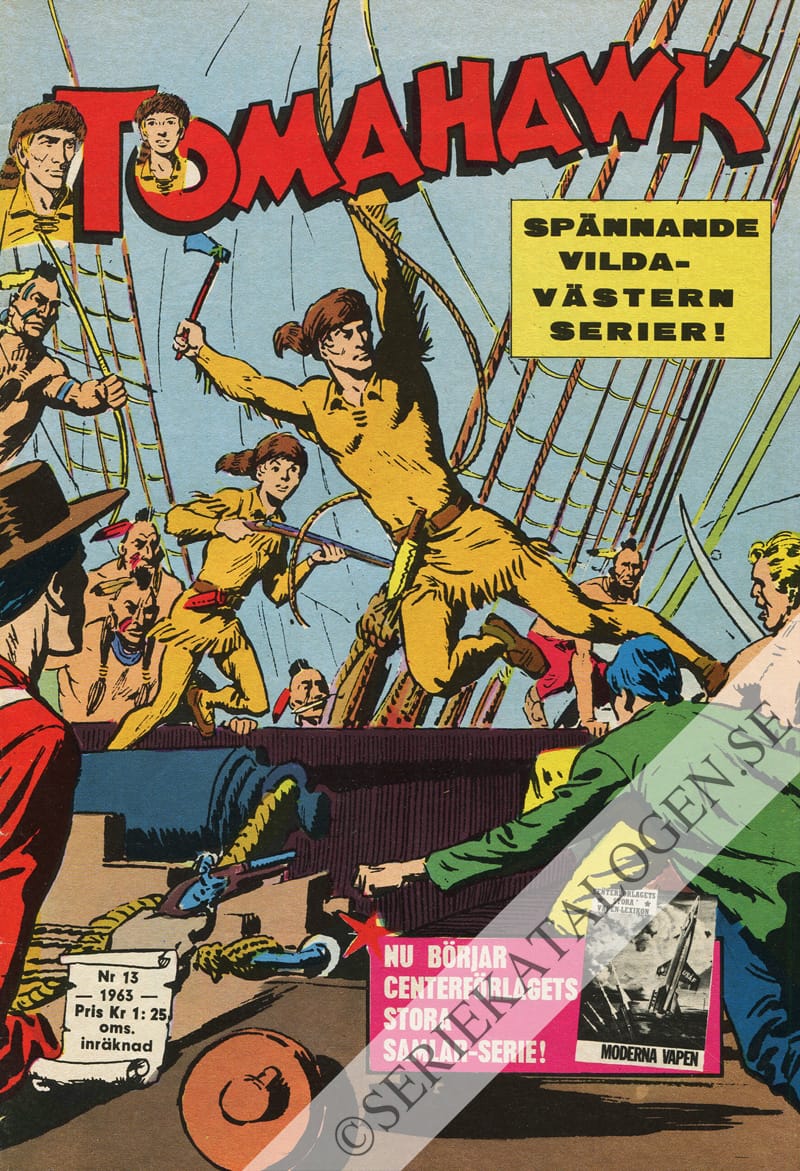 Framsida på Tomahawk #13 (1963)