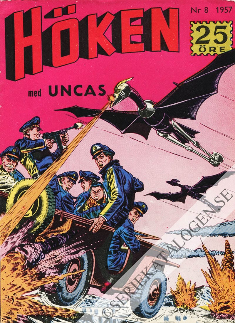 Framsida på Höken #8 (1957)