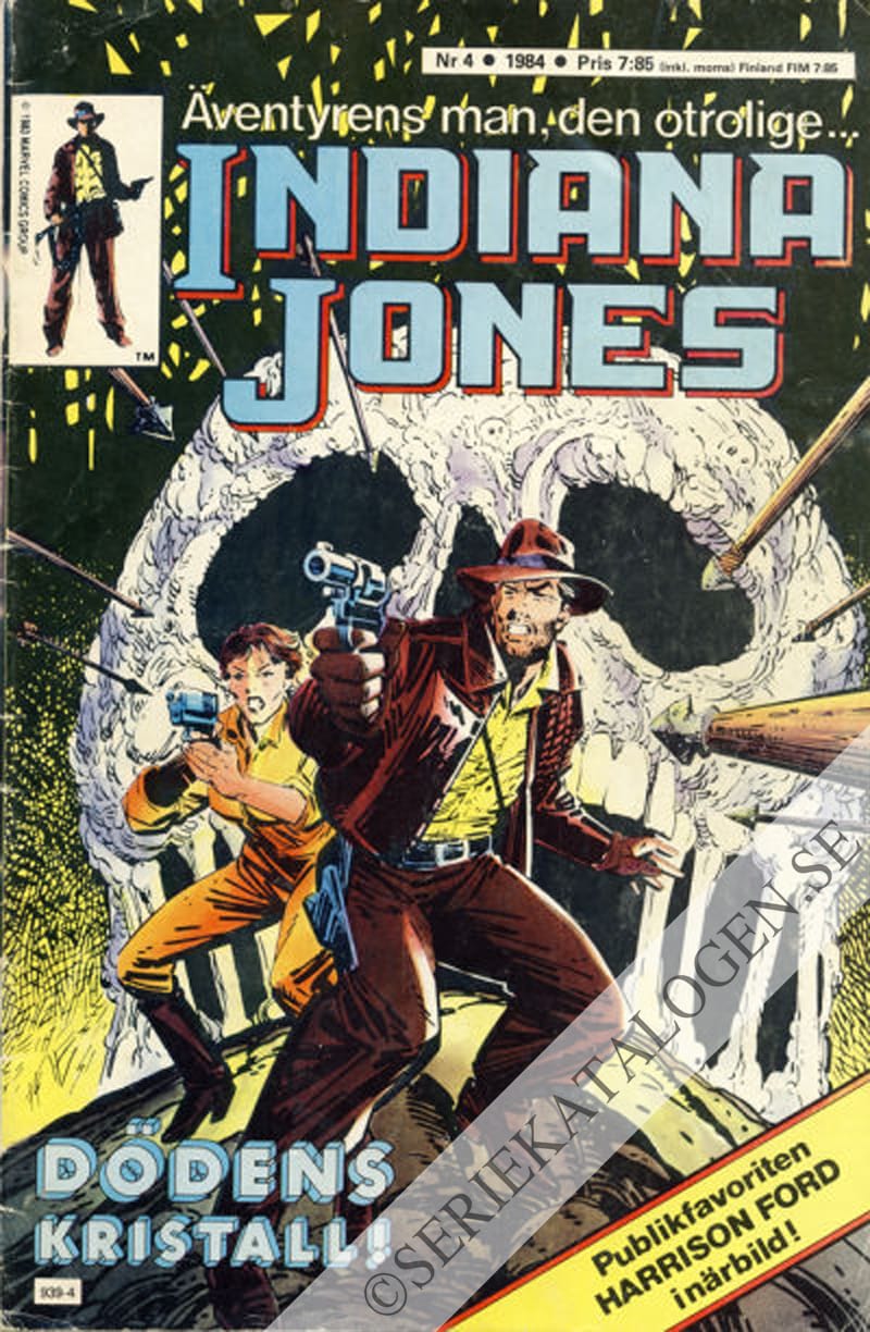Framsida på Indiana Jones #4 (1984)
