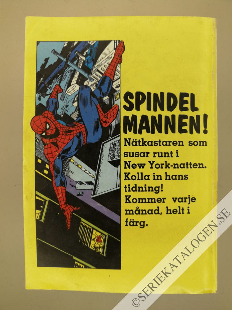 Baksida på Operation Jeriko (1981)