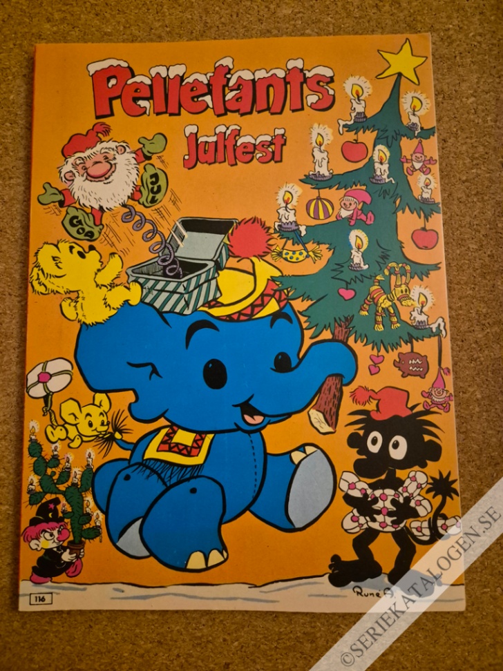 Framsida på Pellefants julfest (1974)